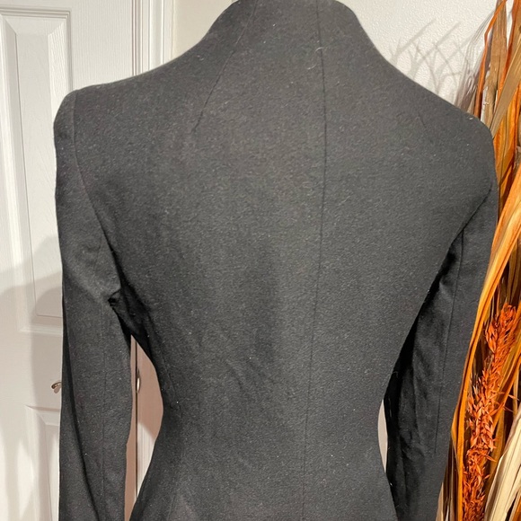 Vintage y2k Bill Blass Wool Zip Mock Fit Flare Ligh weight Work Winter Fall Rave - Picture 5 of 7